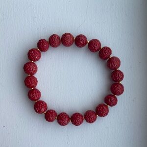 Cinnabar bracelet 8mm